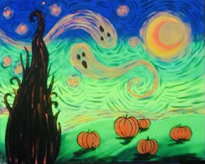 Van Gogh's Starry Night - Halloween 